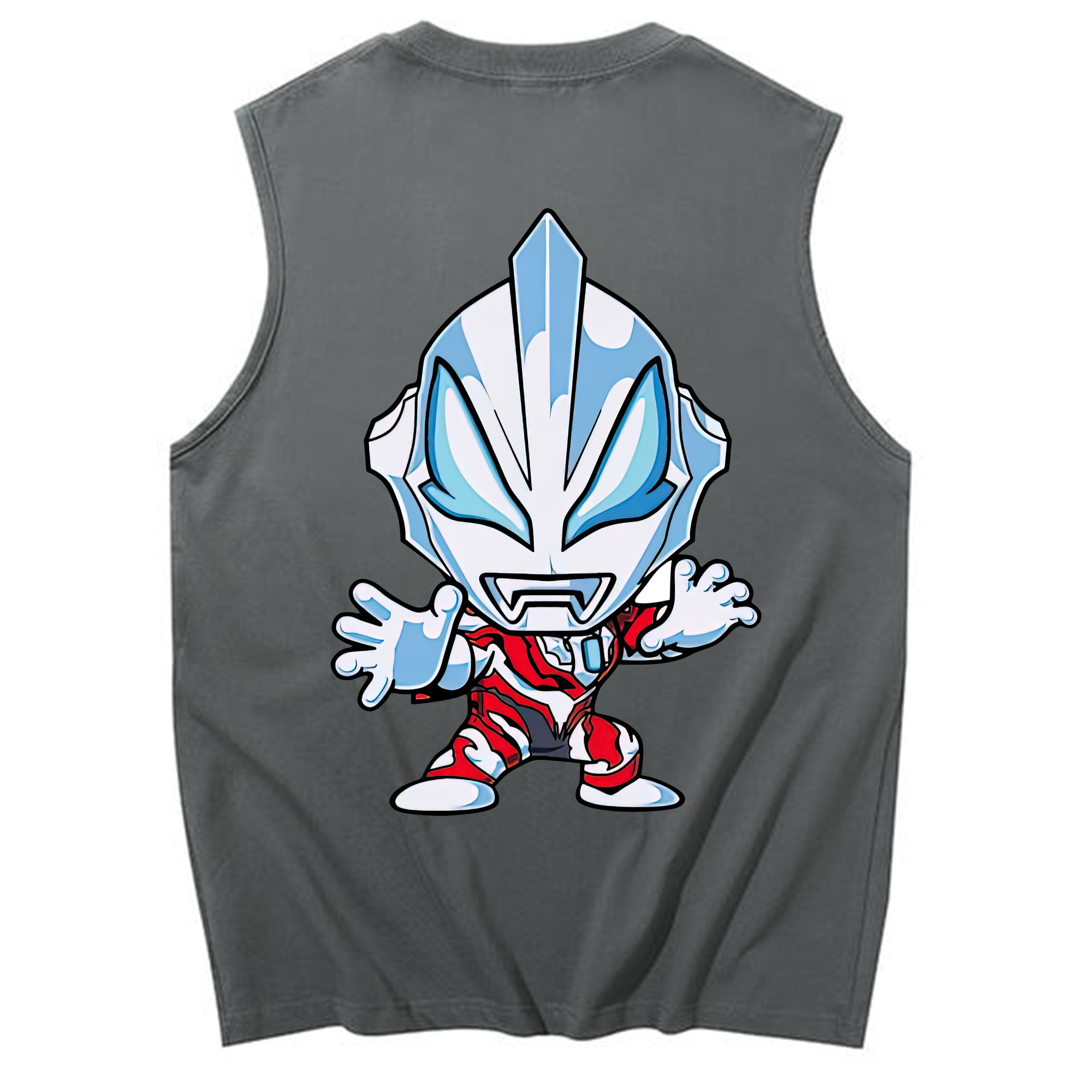 （画像用） ウルトラマン Ultraman コットン100％タンクトップ（背面プリント）